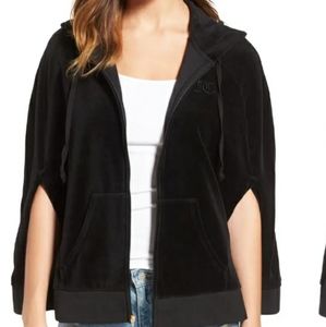 NEW juicy couture velour cape hoodie
